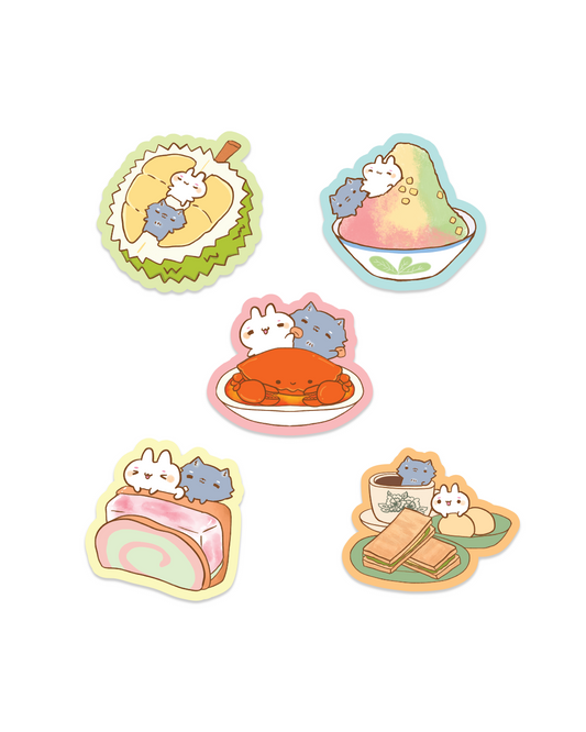 I Love Singapore Food - Sticker Packs!