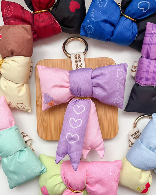 Puff Ribbon Charm - Bag Charms