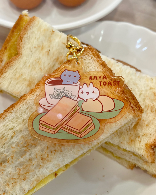 Kaya Toast Set! Singapore Food Series - Acrylic Charms