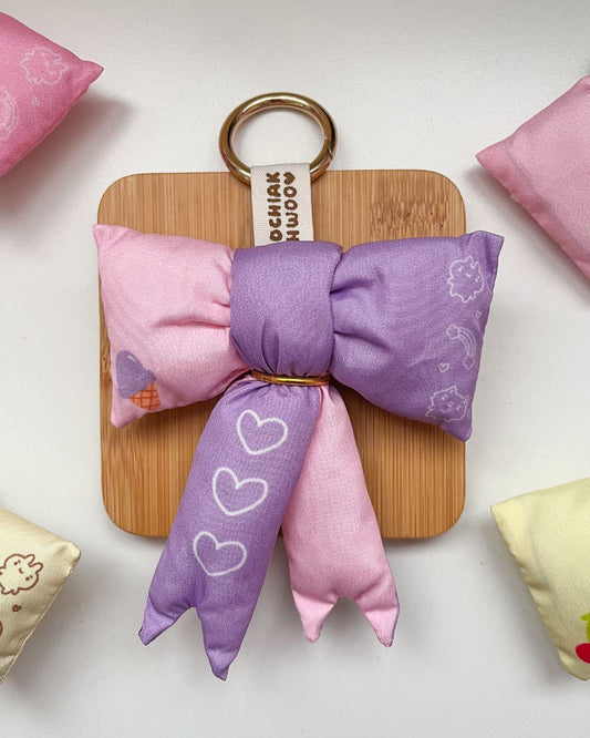 Puff Ribbon Charm - Bag Charms