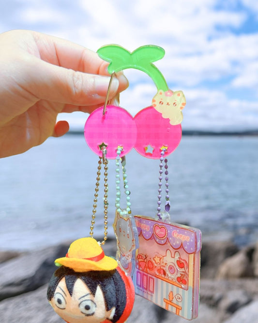 Cherry - Acrylic Carabiners