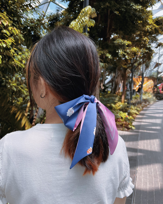 Pancakes! Cute Twilly Ribbon Scarf - 2 styles