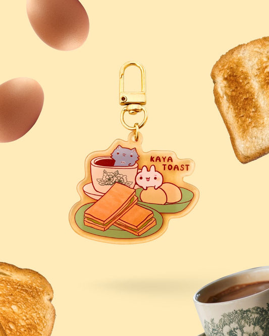 Kaya Toast Set! Singapore Food Series - Acrylic Charms