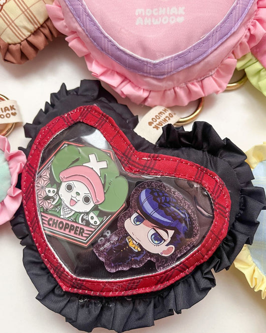 Puff Heart Charm - Bag Charms