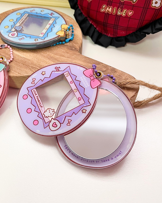 Tamagotchi Mirror Charm - Acrylic Charms