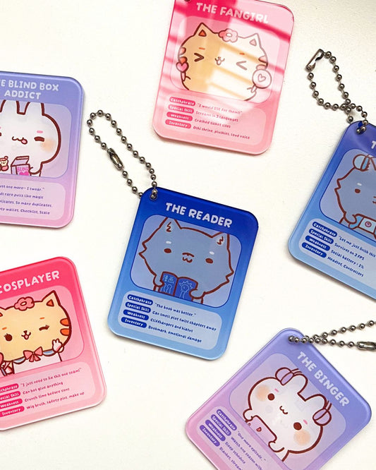 Hobby Trading Card - Acrylic Charms