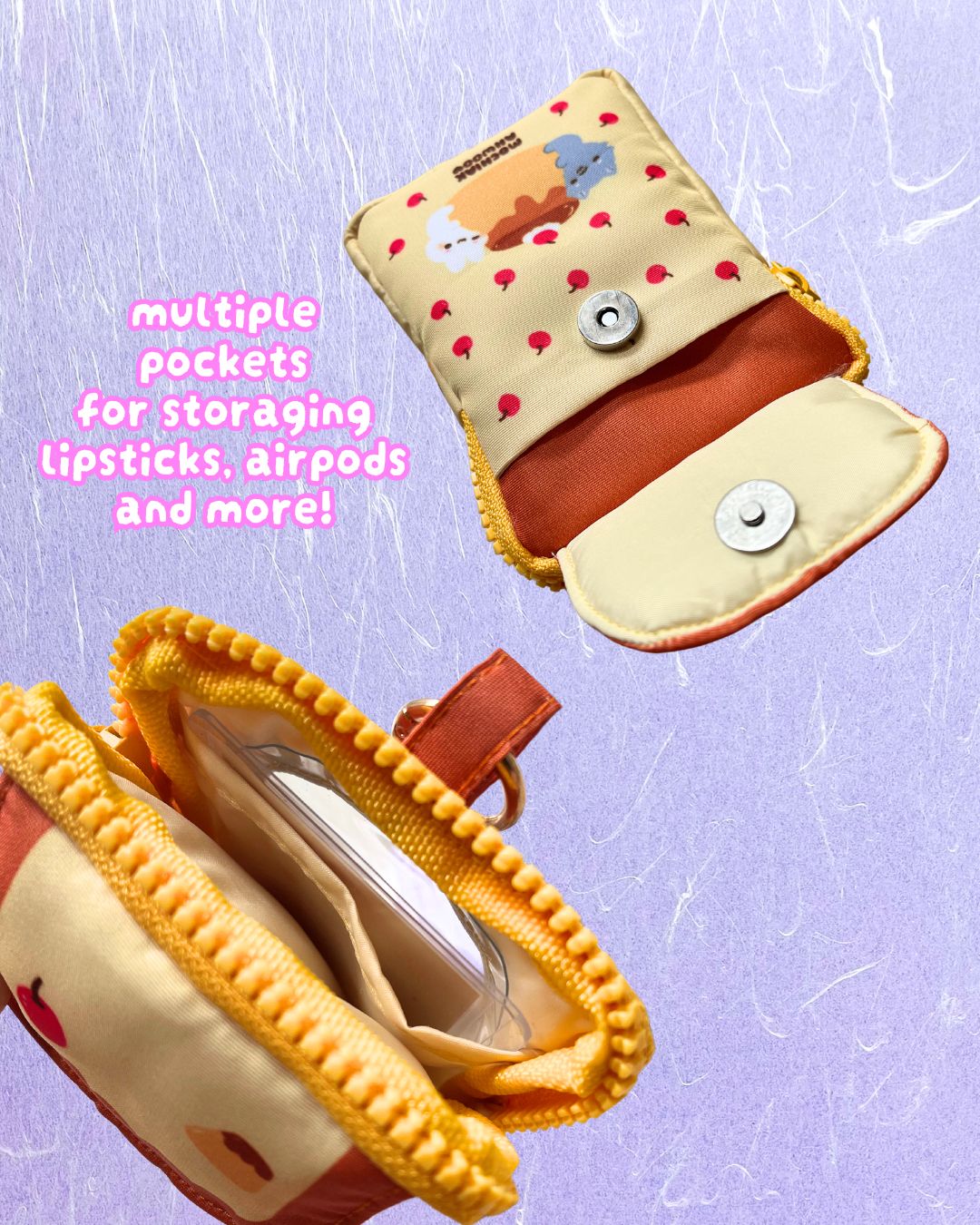 Puffy Card Pouch (Blueberry)