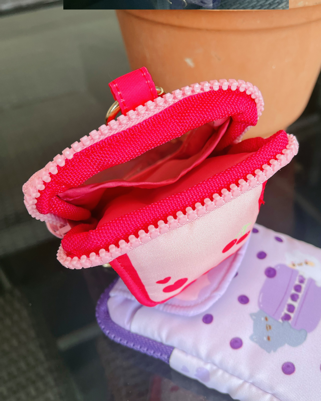 Puffy Card Pouch (Blueberry)