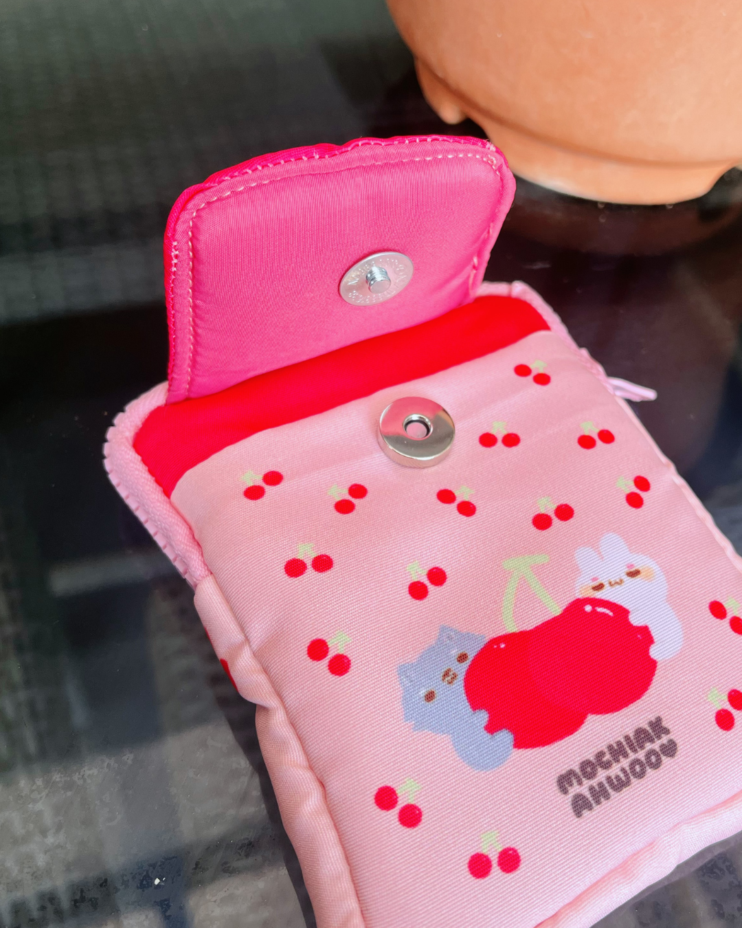 Puffy Card Pouch (Blueberry)