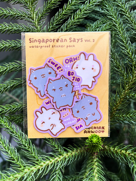 Singaporean Says Volume 2 - Sticker Packs!