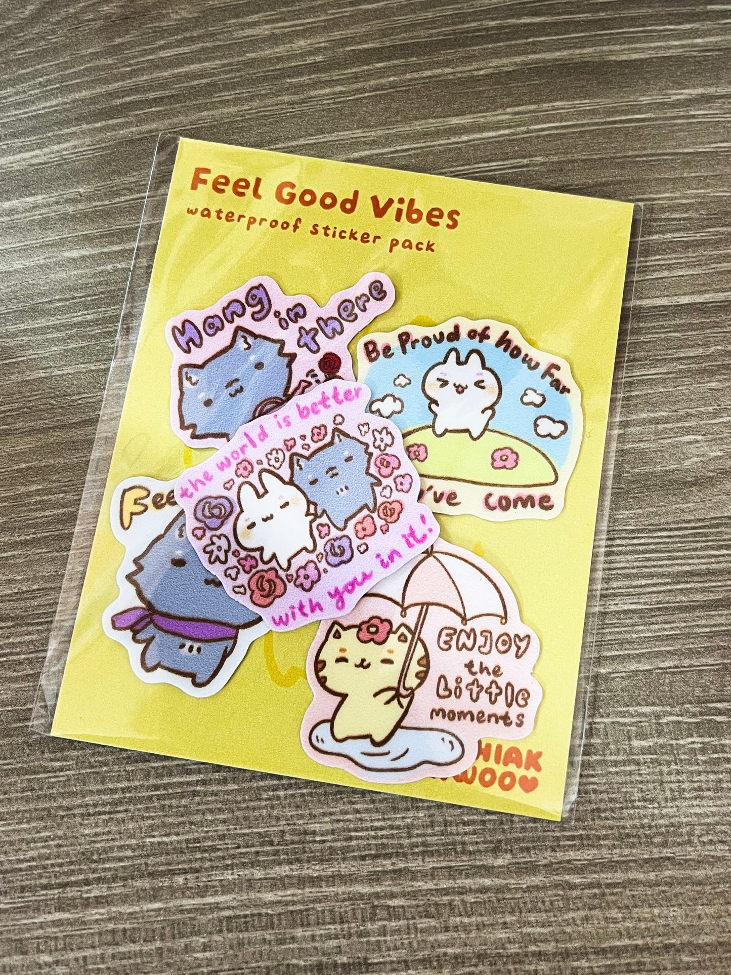 Feed Good Vibes - Sticker Packs!