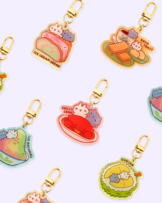 Chili Crab! Singapore Food Series - Acrylic Charms