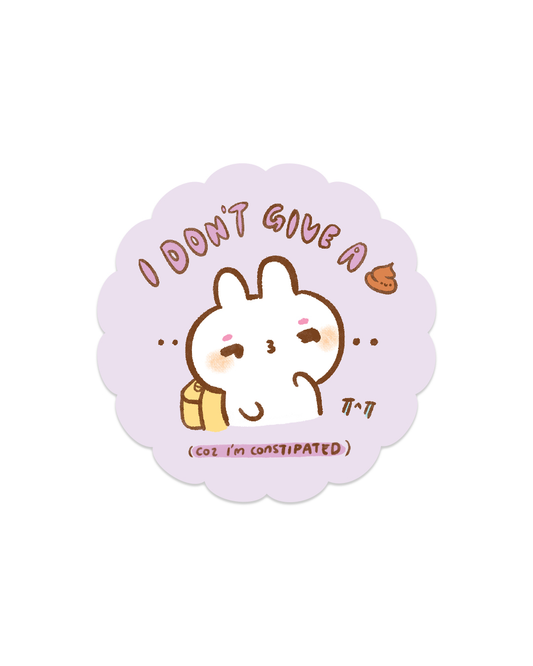 I Don't Give a Shit - Die Cut Stickers!