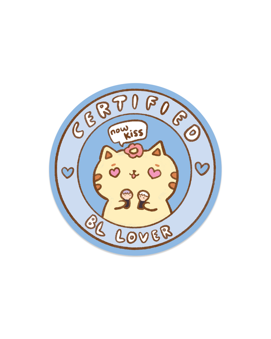 Certified BL Lover - Die Cut Stickers!