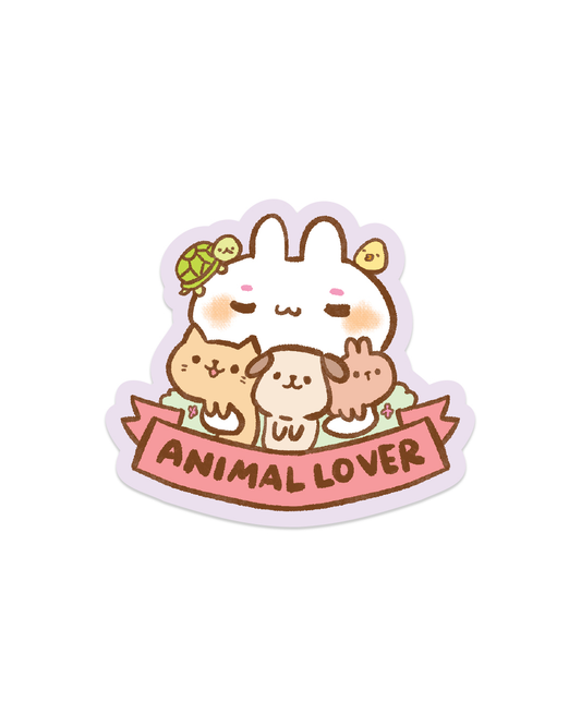 Animal Lover - Die Cut Stickers!