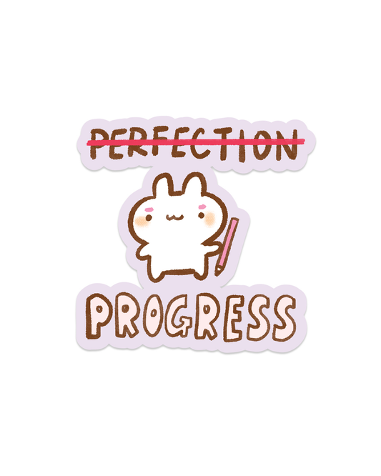 Progress not Perfection! - Die Cut Stickers!