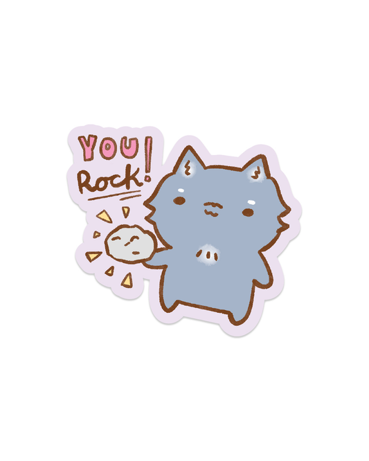 You Rock - Die Cut Stickers!