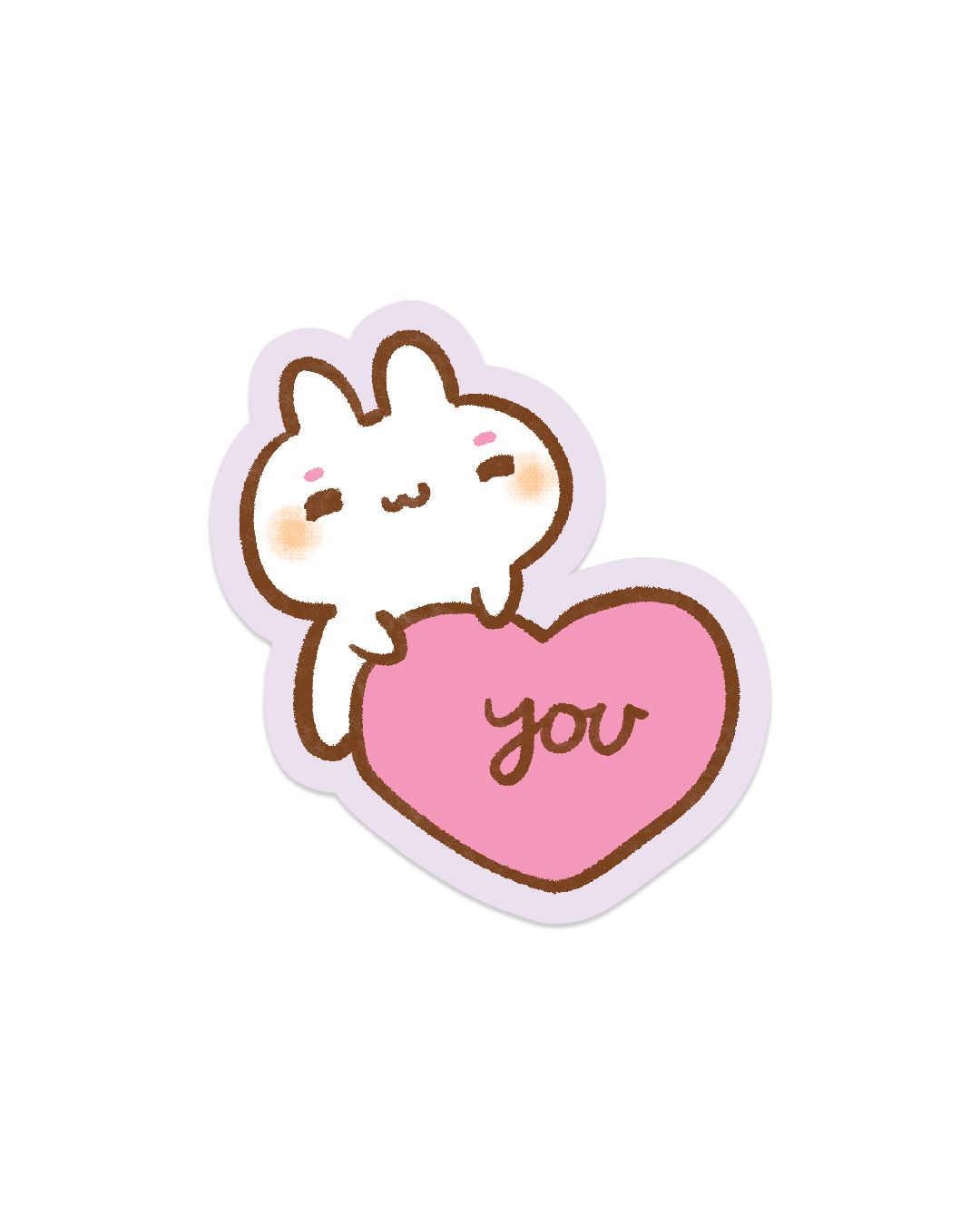 Love You Too - Die Cut Stickers!