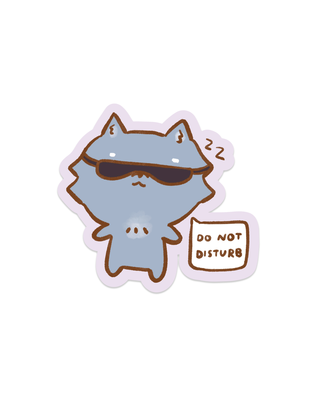 Do not Disturb Sleeping - Die Cut Stickers!