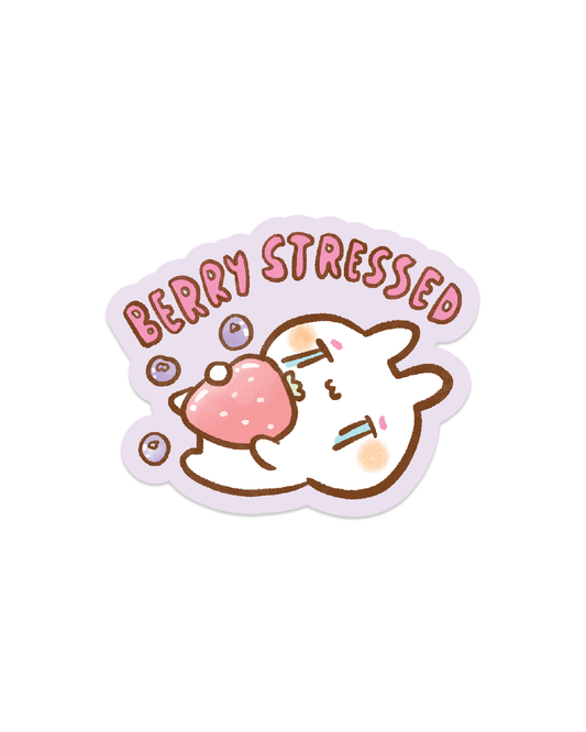 Berry Stressed - Die Cut Stickers!