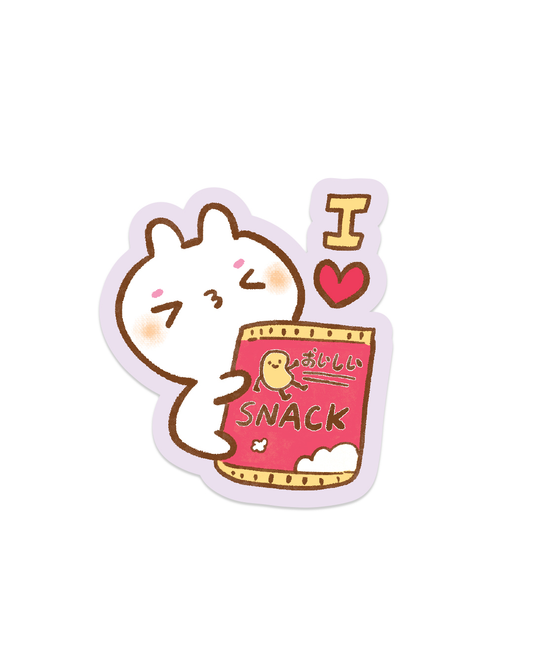 I Love Snack! - Die Cut Stickers!