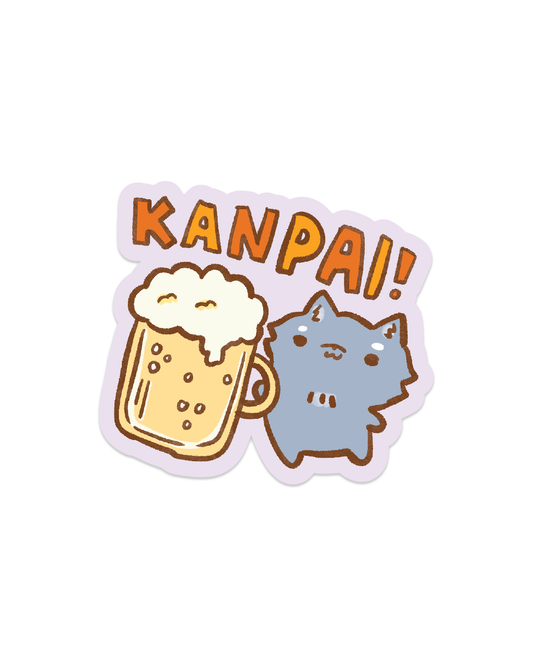 KANPAI! - Die Cut Stickers!