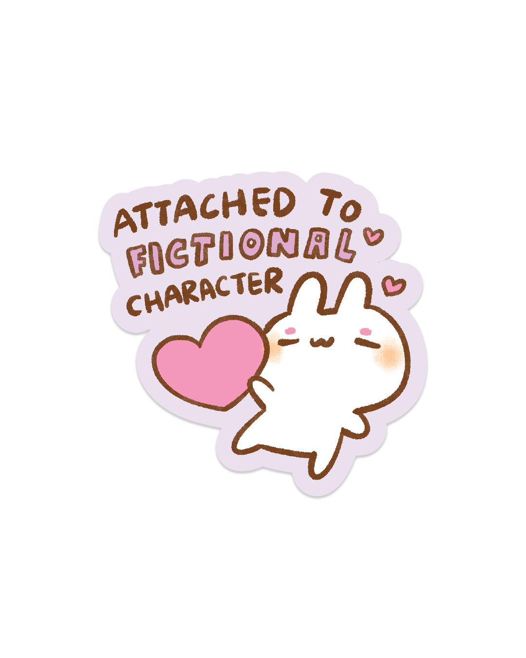 Attached of Fictional Character! - Die Cut Stickers!