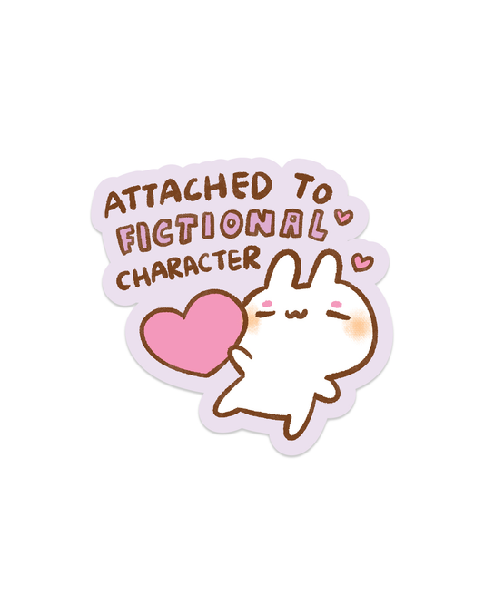 Attached of Fictional Character! - Die Cut Stickers!