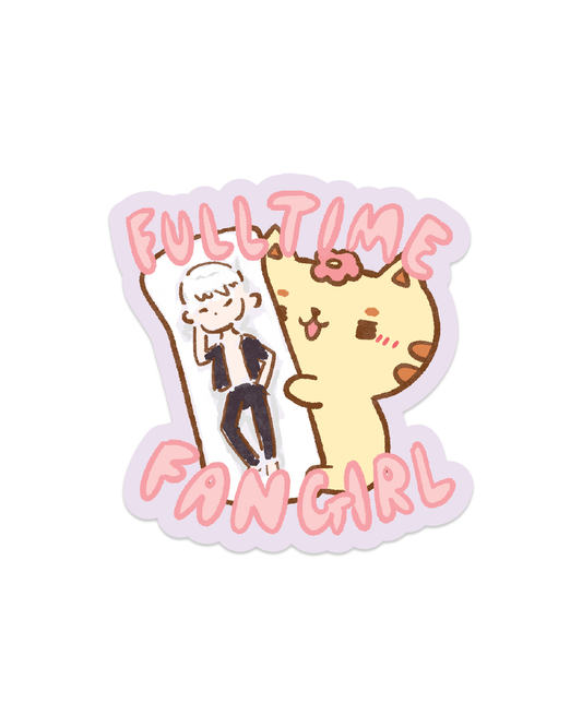 Full-Time Fan Girl - Die Cut Stickers!