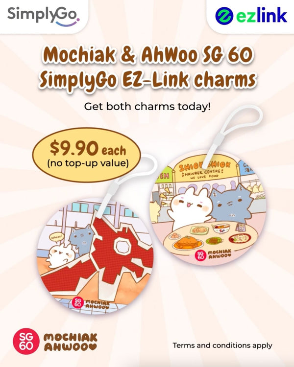 Mochiak & AhWoo Celebrate SG60 with SimplyGo! 🇸🇬
