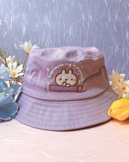 Overthinking in progress with Mochiak Bucket Hat - 5 colors