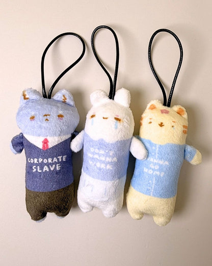 Corporate Survivors Series - Wonky Friends Plush Charm