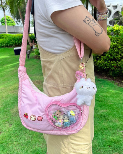 Puffy Sling Bag (Pink)