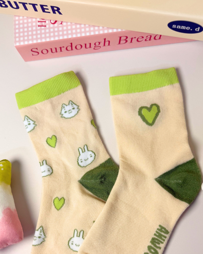 Cozy Drink Club Mismatch Socks - 3 Styles