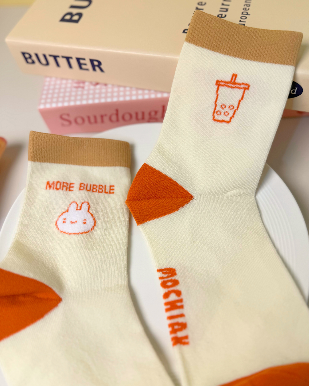 Cozy Drink Club Mismatch Socks - 3 Styles