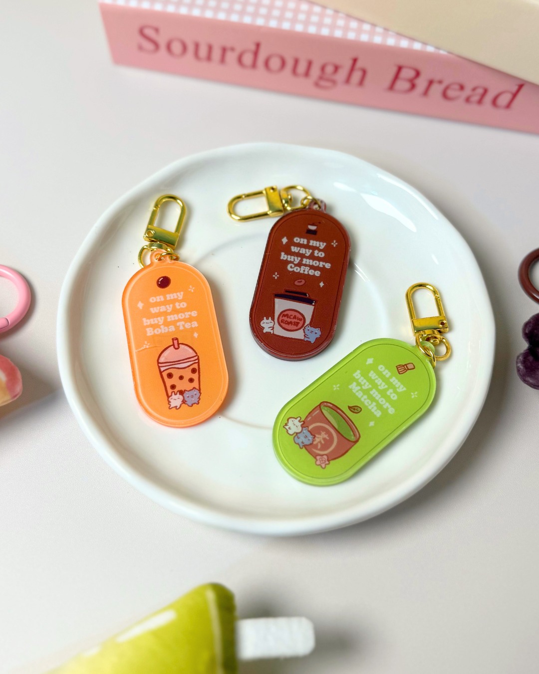 Cozy Drink Club - Acrylic Charms