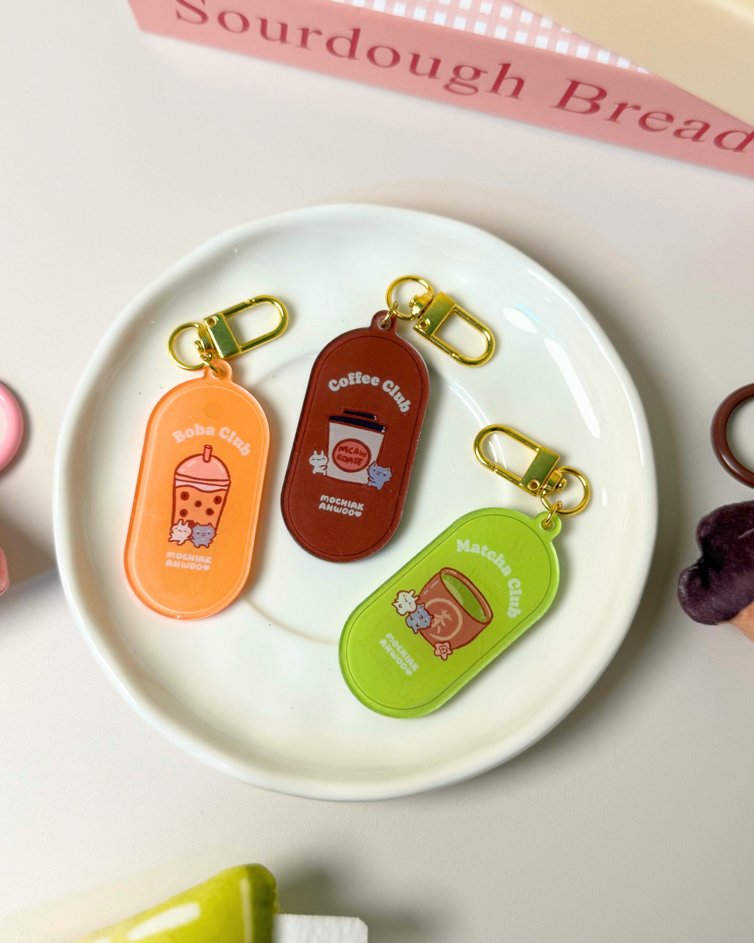 Cozy Drink Club - Acrylic Charms