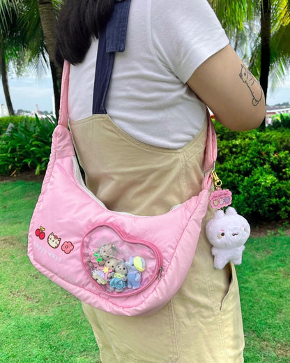 Puffy Sling Bag (Pink)