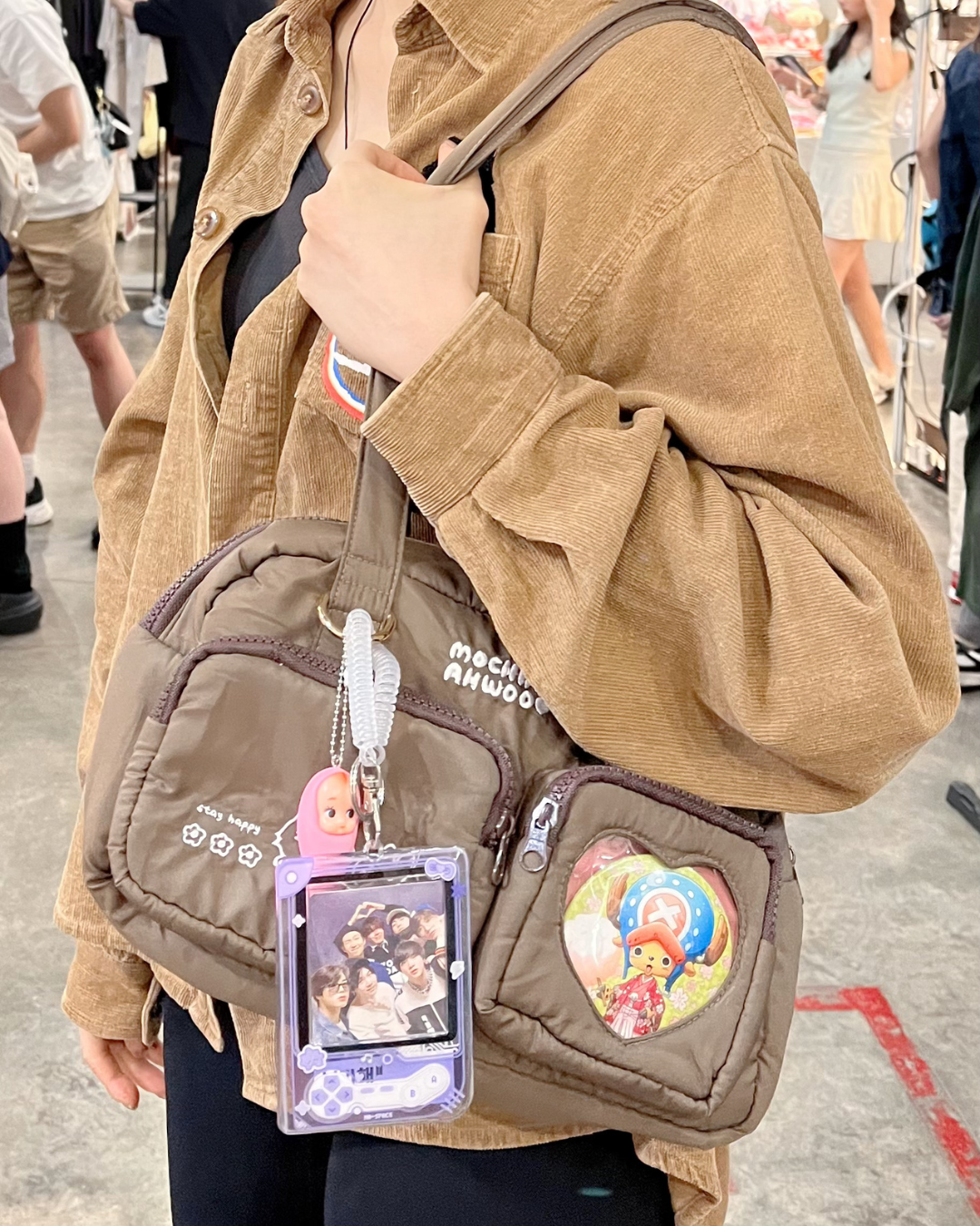 Puffy Bowling Bag (Brown)