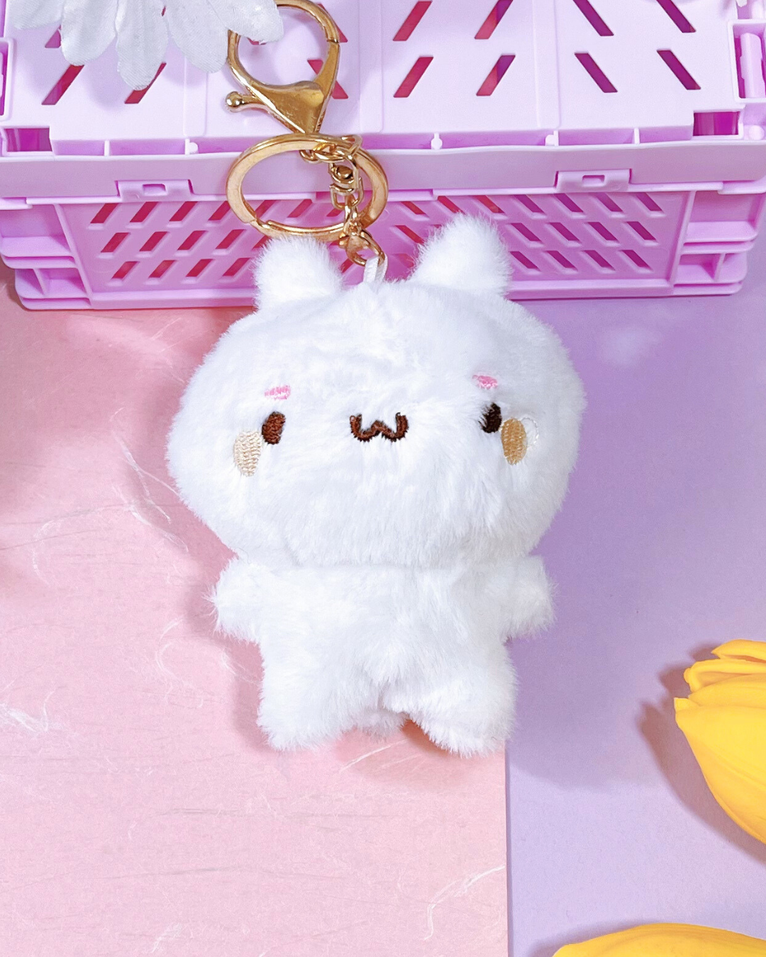 Mochiak & AhWoo Kissing Magnet Keychain Plush