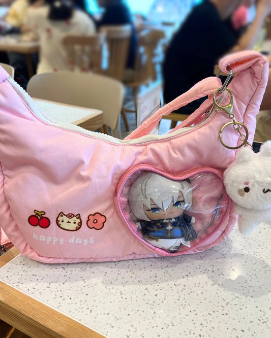 Puffy Sling Bag (Pink)