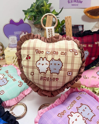 Puff Heart Charm - Bag Charms