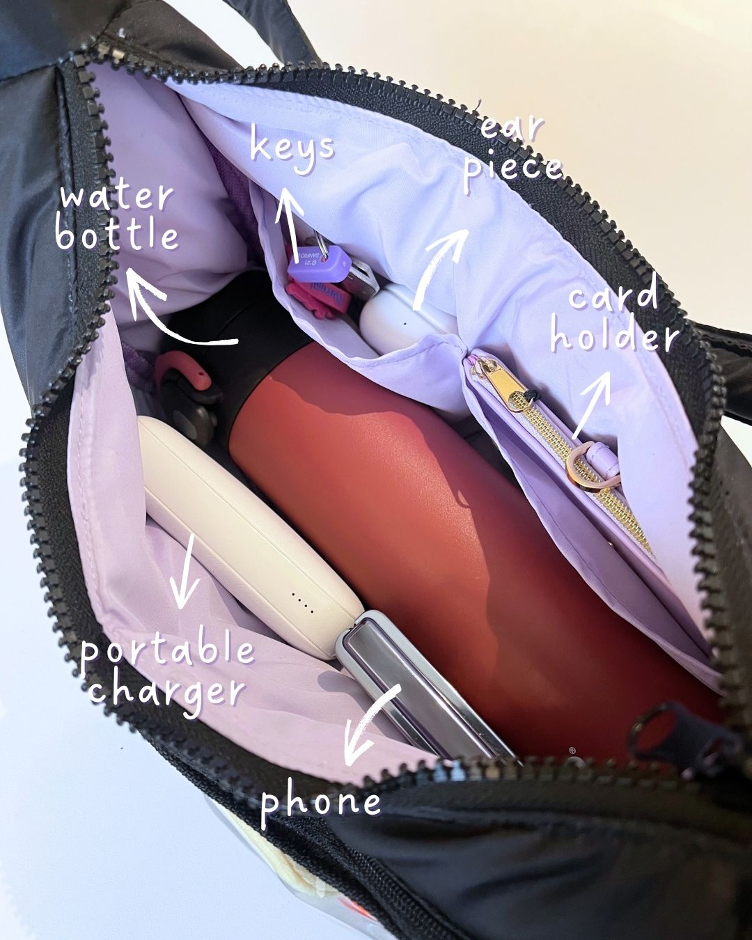 Puffy Sling Bag (Black)