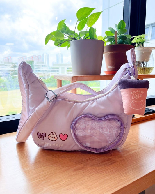 Puffy Sling Bag (Purple)