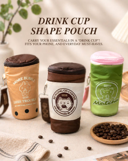 Drink Cup Shape Pouch (3 Styles)