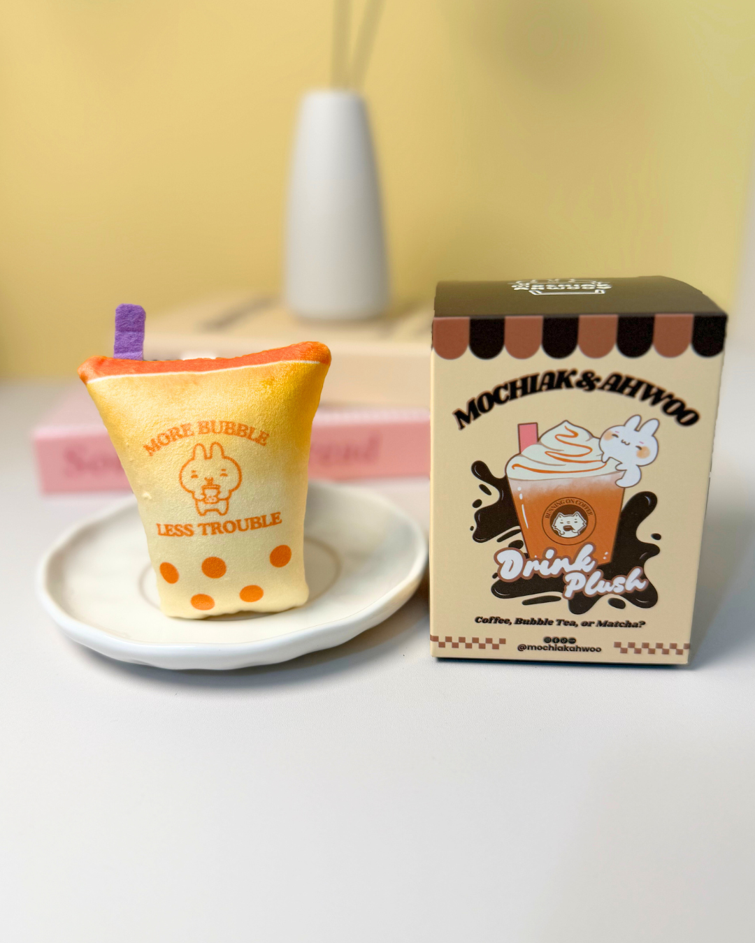 Cozy Drink Club Plush Charm Blind Box