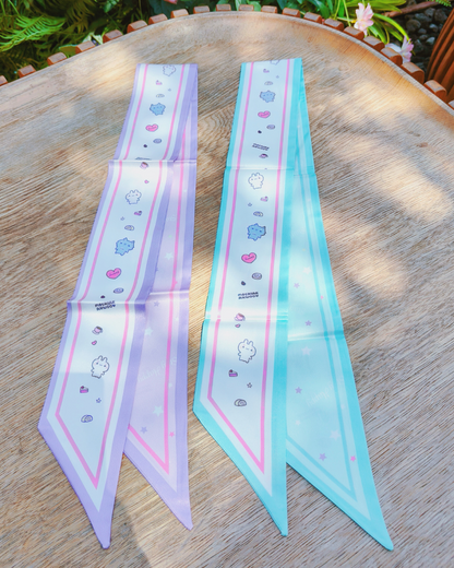 Tea Time! Cute Twilly Ribbon Scarf - 2 styles