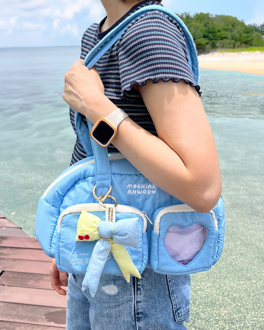 Puffy Bowling Bag (Blue)