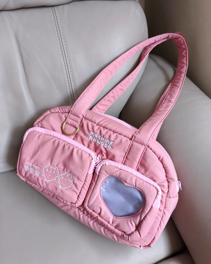 Puffy Bowling Bag (Dusty Pink)