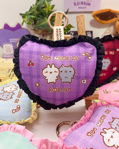 Puff Heart Charm - Bag Charms